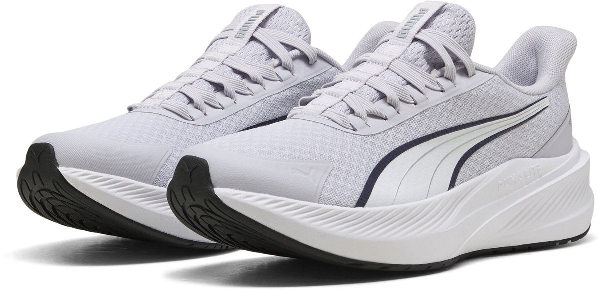 Puma dasher lite sliptech unisex sports shoes - lavendar pop-deep plum- white