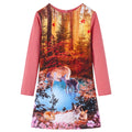 Vidaxl girls' long-sleeved dress 116 old pink
